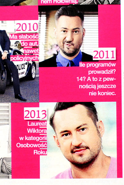 GRAZIA nr 21/2013 r., s. 42 - Marcin Prokop (2 szt.)